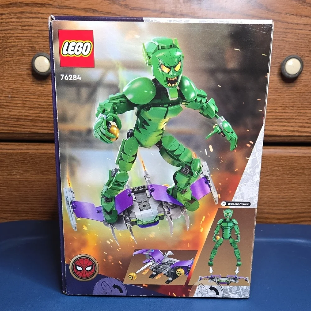 LEGO Marvel Green Goblin Figure - Picture 2 of 3